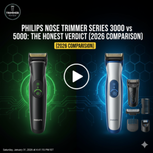 Technical Comparison of Philips Nose Trimmer Series 3000 vs 5000 in 2026