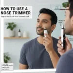 Step-by-step guide on how to use a nose trimmer