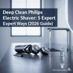 Expert guide to deep clean Philips electric shaver with mechanical maintenance steps