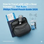 How to travel with a nose trimmer TSA rules guide 2026