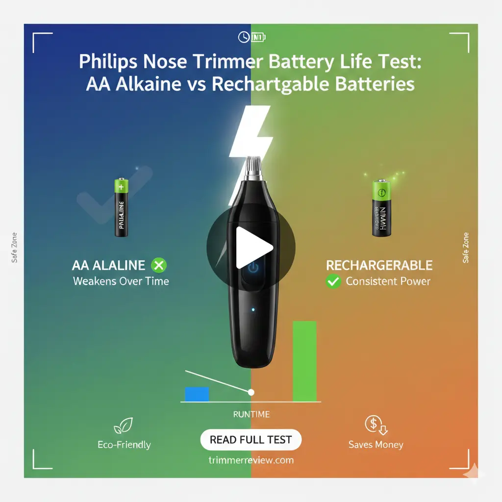 Watch Video: Philips Nose Trimmer Battery Life Test and Motor Performance