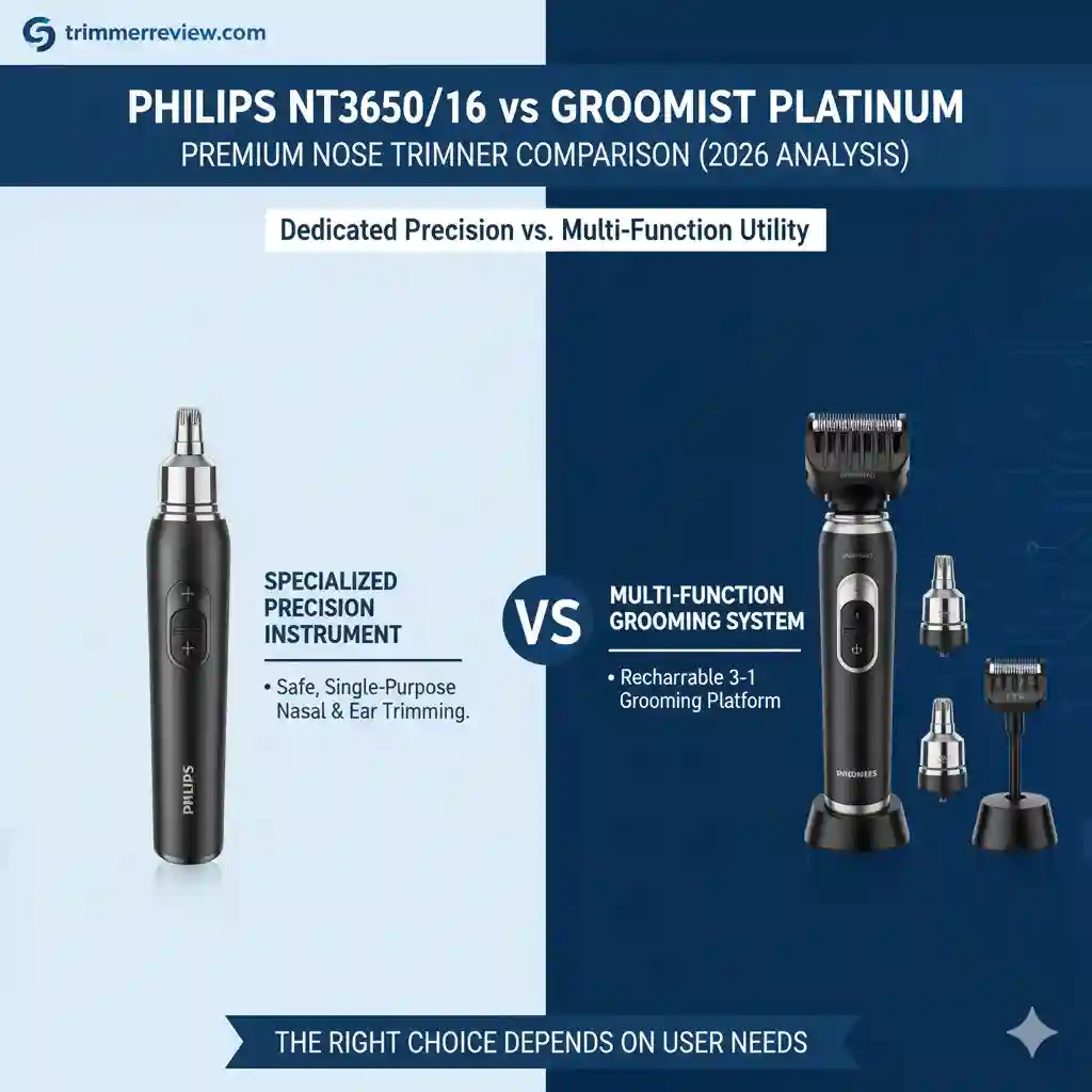 Philips NT3650/16 vs Groomiist Platinum