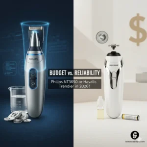 Philips NT3650 vs. Havells Trendier comparison graph