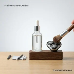 maintenance guides category image showing grooming tools cleaning and blade care process