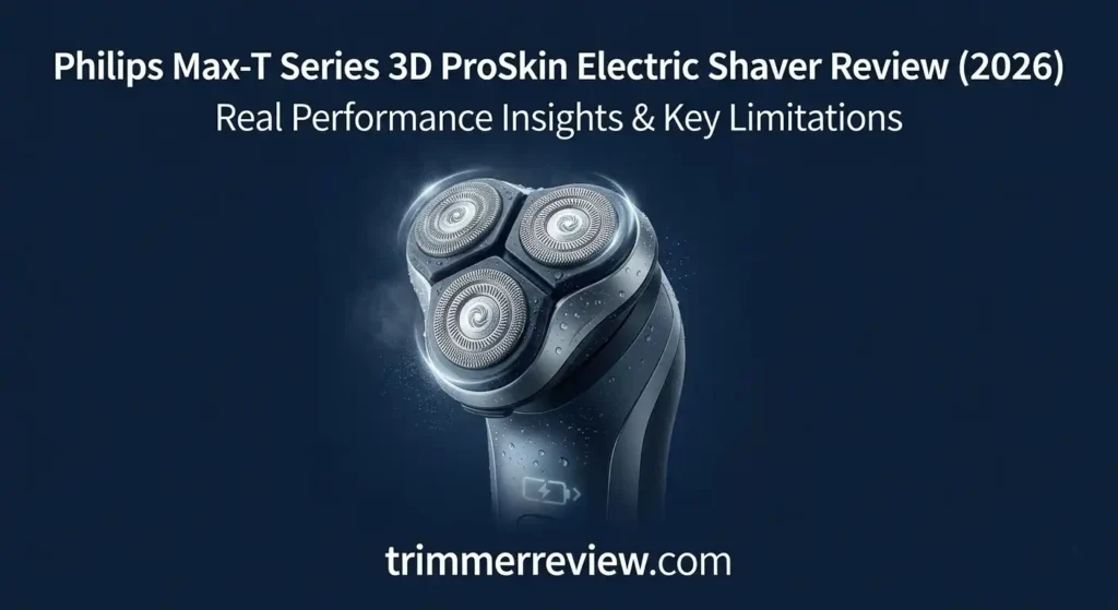 Philips Max-T Series 3D ProSkin Electric Shaver Review (2026) technical audit.