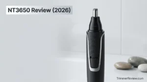 Philips Nose Trimmer NT3650 review 2026 safe nose and ear hair trimming