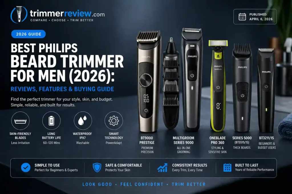 Best Philips beard trimmer for men (2026) review and buying guide hero image