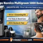 Philips Norelco Multigroom 5000 review 2026 trimmer with 18-in-1 attachments for beard hair and body grooming